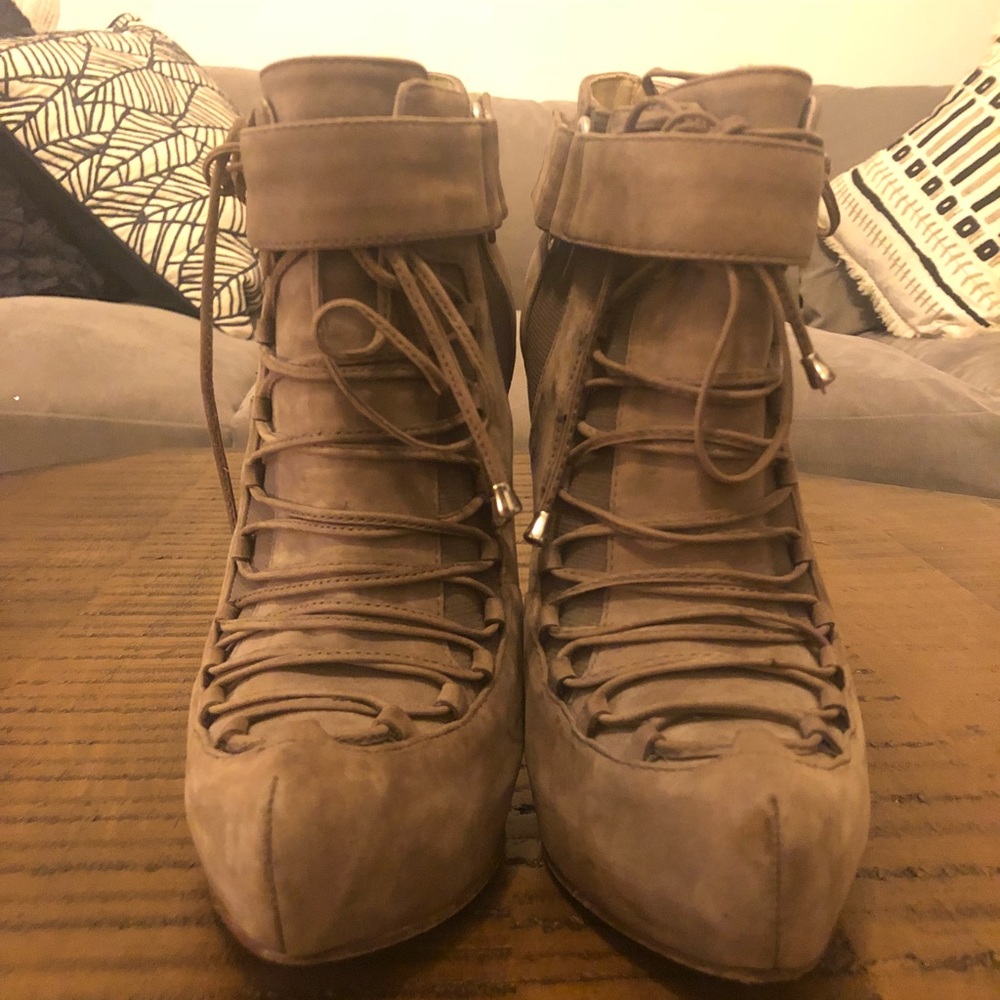 Velvet Angels Lace-up Bootie